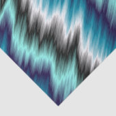 Blauw zwart-wit abstract tissuepapier (Detail)