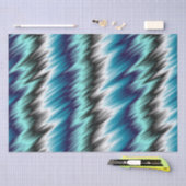 Blauw zwart-wit abstract tissuepapier (Craft)