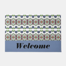 Blauw zwart wit en groen