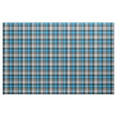 Blauw Zwart Wit Geruit Schotse Ruit Patroon Ontwer Stof (Yard (91,4 cm))