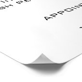 Blauw Zwart Wit Make-up Ogen Wimpers Prijzen Poster (Hoek)