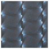 Blauw Zwart Wit Verlichte Rechthoeken Stof (Swatch)