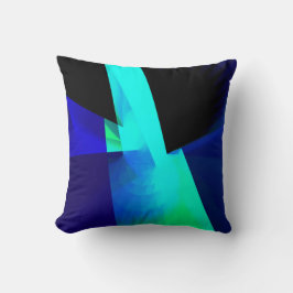 blauw zwart zachte abstracte textuur ontwerp magne kussen