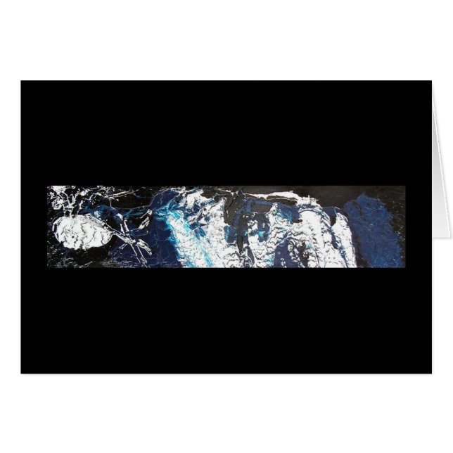 Blauw Zwarte Drip (Voorkant Horizontaal)