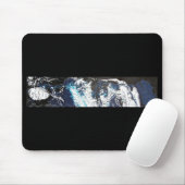 Blauw Zwarte Drip Muismat (Met muis)
