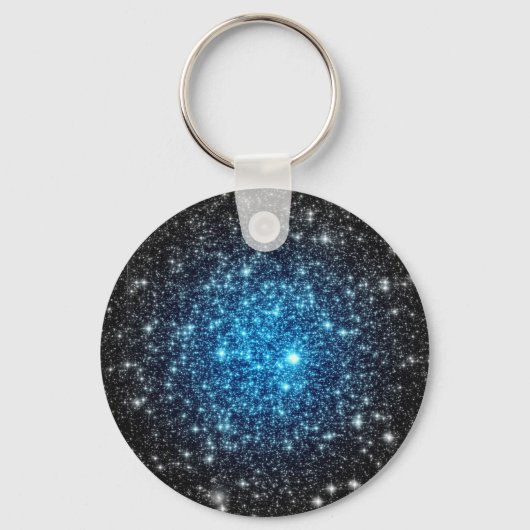 Blauw & Zwarte Melkweg Sleutelhanger (Voorkant)