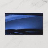 Blauw zwarte moderne visitekaartje (Achterkant)