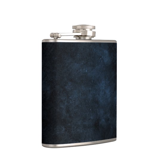 Blauw/zwarte ontwerpkolf heupfles (Rechts)