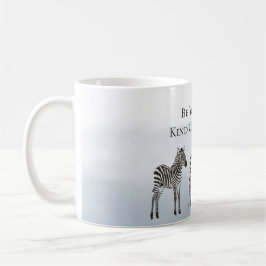 Blauw Zwarte Zebras Wees Je Eigen Soort Mooi Koffiemok