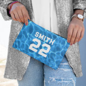 Blauw Zwembad Sport Foto Etui