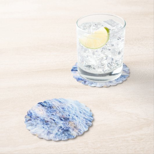 Blauw zwemwater kartonnen onderzetters (Insitu)