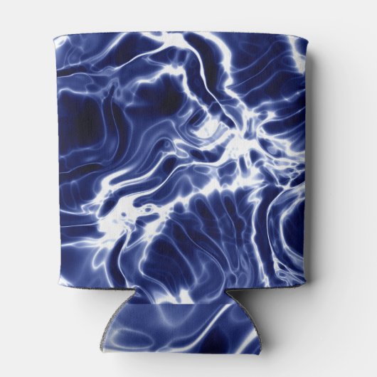 Blauw zwieppatroon blikjeskoeler (Achterkant)