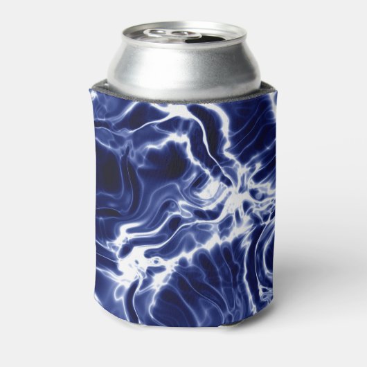 Blauw zwieppatroon blikjeskoeler (Blikje Achterkant)