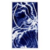 Blauw zwieppatroon klein cadeauzakje (Achterkant)