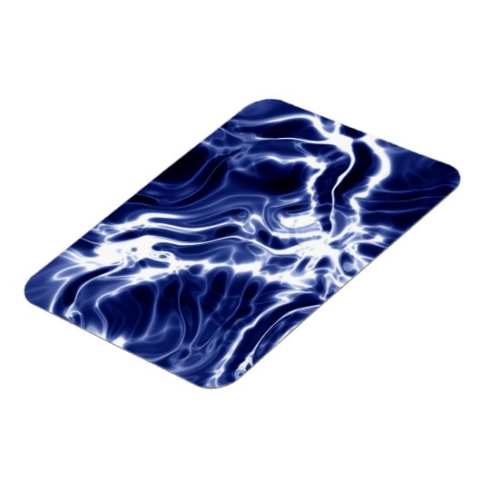 Blauw zwieppatroon magneet (Linkerzijde)