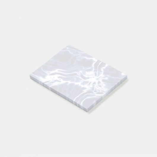 Blauw zwieppatroon post-it® notes (Schuin)