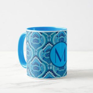 Blauwachtig - Gevederde Paisley Mok
