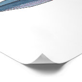 Blauwal Poster (Hoek)