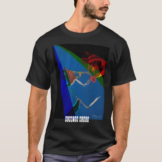 blauwANDY BENY, BLOW IN BLUES T-shirt (Voorkant)