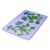 blauwbaardbloemdruk badmat (Gekanteld)