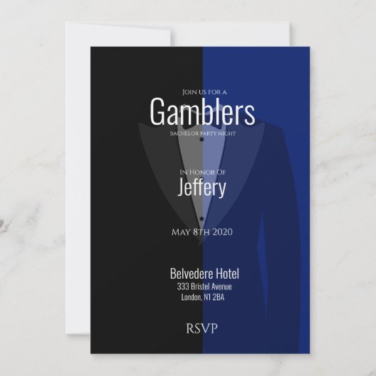 Blauwbaasje Save The Date (Voorkant)