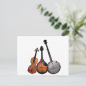 BlauwbandCartoon Briefkaart (Staand voorkant)