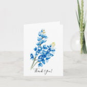 Blauwbeen Bedankkaart (Voorkant)