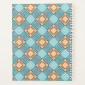 Blauwbeige vlecht planner (Achterkant)