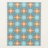 Blauwbeige vlecht planner (Voorkant)