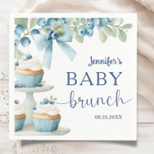 Blauwbes Baby Brunch Jongens Baby Shower Papier