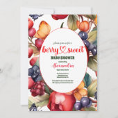 Blauwbes Baby shower Kaart (Voorkant)