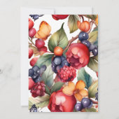 Blauwbes Baby shower Kaart (Achterkant)