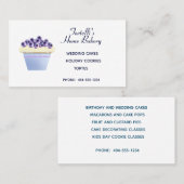 Blauwbes bakkerij visitekaartje (Voorkant / Achterkant)