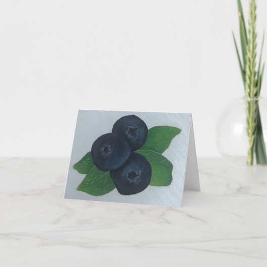 Blauwbes Bedankkaart (Voorkant)