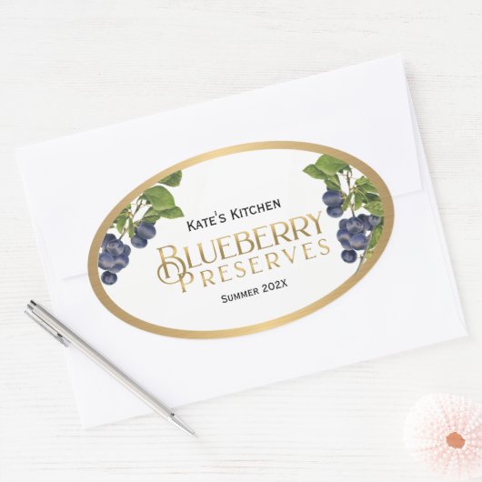 Blauwbes behoudt  elly Label (Envelop)