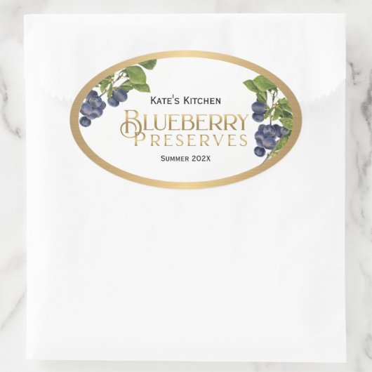 Blauwbes behoudt  elly Label (Tas)