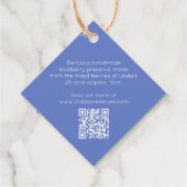 Blauwbes bewaren etiket rode jam (Achterkant)