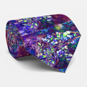 Blauwbes - blauw stropdas (Opgerold)