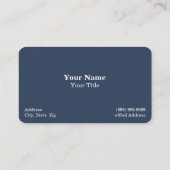 Blauwbes / Blauwbes / Vruchten Visitekaartje (Achterkant)