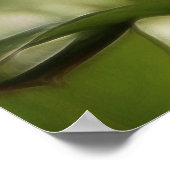 Blauwbes bloesems poster (Hoek)