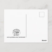 blauwbes booggeluierrecept briefkaart (Achterkant)