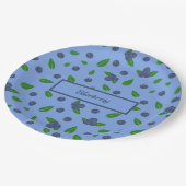 Blauwbes Borden Papieren Bordje (Gekanteld)