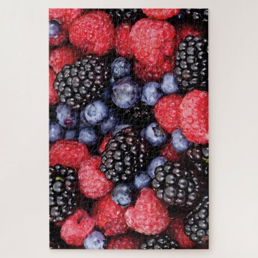 Blauwbes, braam en frambozen legpuzzel (Verticaal)
