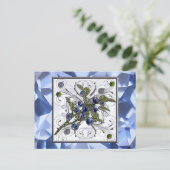 Blauwbes Briefkaart (Staand voorkant)