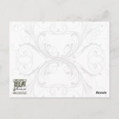 Blauwbes Briefkaart (Achterkant)