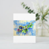 Blauwbes Briefkaart (Staand voorkant)