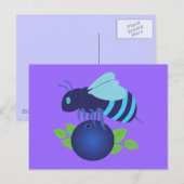 Blauwbes Briefkaart (Voorkant / Achterkant)