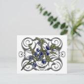 Blauwbes Briefkaart (Staand voorkant)
