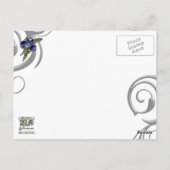 Blauwbes Briefkaart (Achterkant)