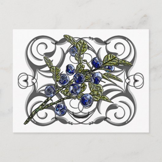 Blauwbes Briefkaart (Voorkant)